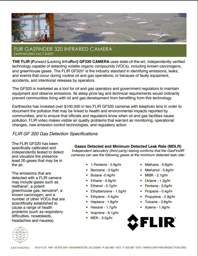 FLIR fact sheet preview