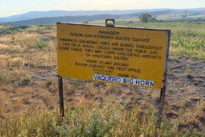 Hydrogen Sulfide Warning in Cody, Wyoming