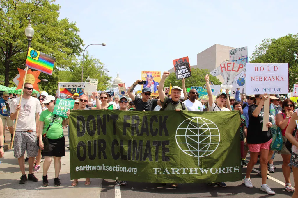 Dont Frack Our Climate Banner