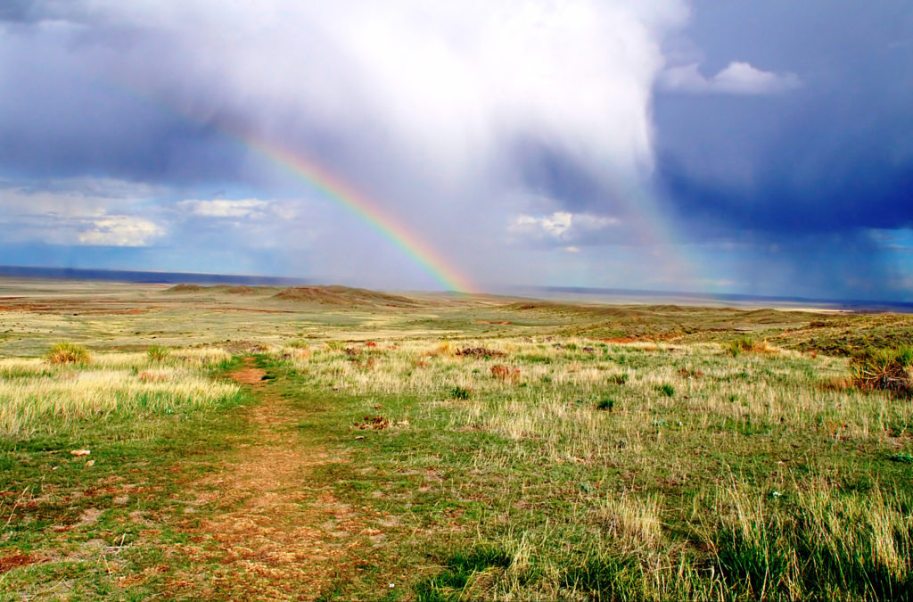 Pawnee Buttes Rainbow