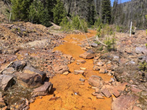 Acid Mine Drainage from Mike Horse Mine