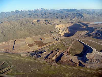 Barrick’s Cortez open pit mine in Nevada
