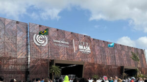 The entrance to COP30